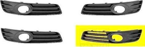 Van Wezel 0334593 облицовка, бампер на AUDI A3 Sportback (8PA)