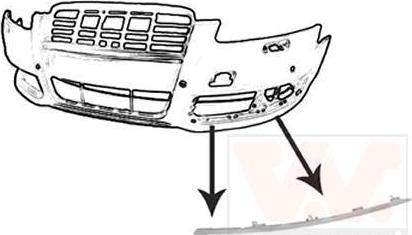 Van Wezel 0340581 облицовка / защитная накладка, буфер на AUDI A6 (4F2, C6)