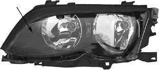 Van Wezel 0649963 основная фара на 3 (E46)