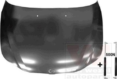 Van Wezel 0655670 капот двигателя на 5 (E60)