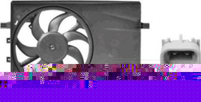 Van Wezel 1624746 вентилятор, охлаждение двигателя на FIAT GRANDE PUNTO (199)