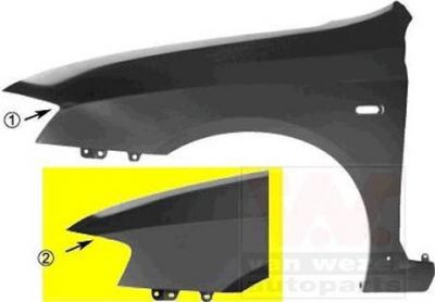 Van Wezel 1626655 крыло на FIAT STILO (192)