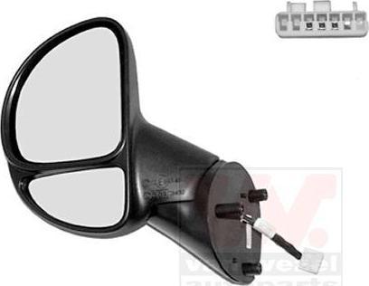 Van Wezel 1640805 наружное зеркало на FIAT MULTIPLA (186)