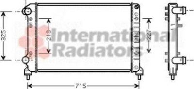 Van Wezel 17002262 радиатор, охлаждение двигателя на FIAT DOBLO Cargo (223)