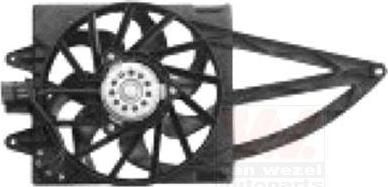 Van Wezel 1709748 вентилятор, охлаждение двигателя на FIAT PANDA (169)