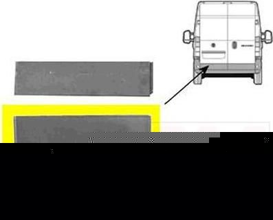 Van Wezel 1747159 задняя дверь на PEUGEOT BOXER автобус (230P)