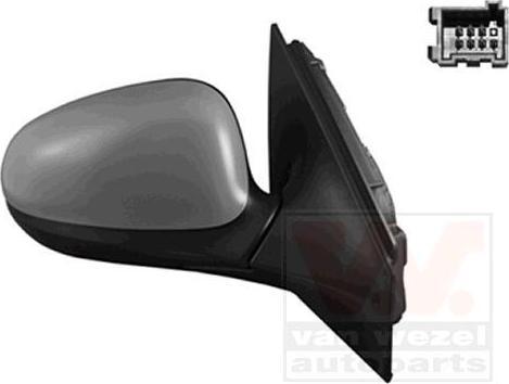 Van Wezel 1779808 наружное зеркало на LANCIA YPSILON (312, 846)