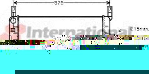 Van Wezel 18002127 радиатор, охлаждение двигателя на FORD FIESTA фургон (FVD)