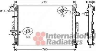 Van Wezel 18002421 радиатор, охлаждение двигателя на FORD KUGA I