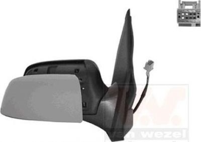 Van Wezel 1806818 наружное зеркало на FORD FIESTA V (JH_, JD_)