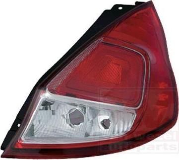 Van Wezel 1808922 задний фонарь на FORD FIESTA VI