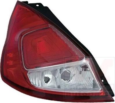 Van Wezel 1808931 задний фонарь на FORD FIESTA VI