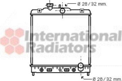 Van Wezel 25002122 радиатор, охлаждение двигателя на HONDA CIVIC VI Hatchback (EJ, EK)