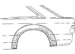 Van Wezel 2716145 боковина на MAZDA 323 C IV (BG)