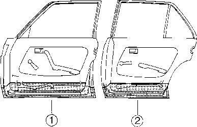 Van Wezel 3010278 дверь, кузов на MERCEDES-BENZ седан (W123)
