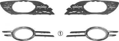 Van Wezel 3043594 решетка вентилятора, буфер на MERCEDES-BENZ E-CLASS (W211)