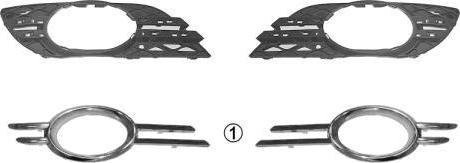 Van Wezel 3043597 облицовка, бампер на MERCEDES-BENZ E-CLASS (W211)