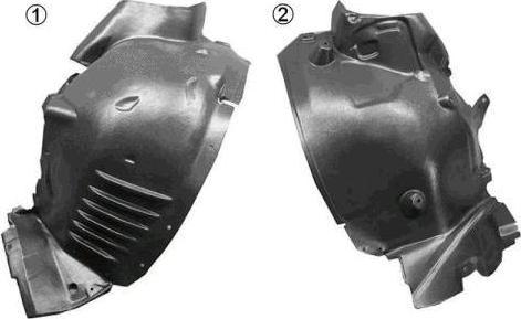 Van Wezel 3091436 обшивка, колесная ниша на MERCEDES-BENZ C-CLASS (W204)