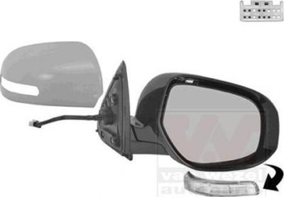 Van Wezel 3274808 наружное зеркало на MITSUBISHI OUTLANDER III (GG_W, GF_W, ZJ)