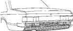 Van Wezel 3710136 задняя стенка на OPEL REKORD E (17_-19_, 11_, 14_, 16_)