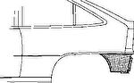 Van Wezel 3731134 боковина на OPEL KADETT E универсал (35_, 36_, 45_, 46_)