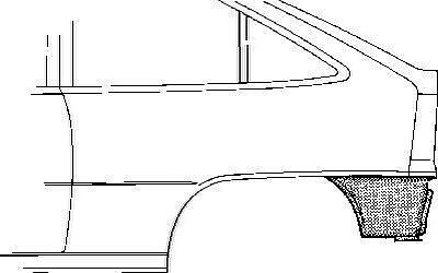 Van Wezel 3732134 боковина на OPEL KADETT E (39_, 49_)