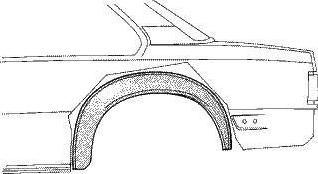 Van Wezel 3766346 боковина на OPEL VECTRA B (36_)