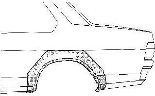 Van Wezel 3771146 боковина на OPEL CORSA A TR (91_, 92_, 96_, 97_)