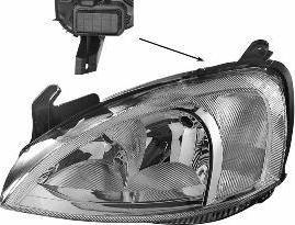 Van Wezel 3777964M основная фара на OPEL CORSA C фургон (F08, W5L)