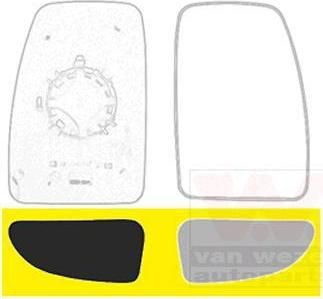 Van Wezel 3799834 зеркальное стекло, наружное зеркало на OPEL MOVANO B фургон