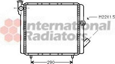 Van Wezel 43002070 радиатор, охлаждение двигателя на RENAULT 11 (B/C37_)