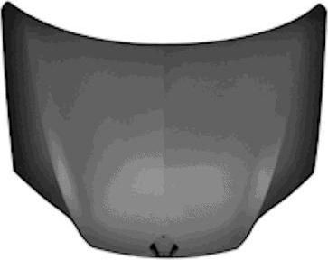 Van Wezel 4356660 капот двигателя на RENAULT LAGUNA III Grandtour (KT0/1)