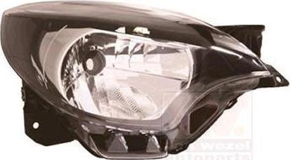 Van Wezel 4372962V основная фара на RENAULT TWINGO II (CN0_)