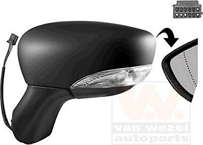 Van Wezel 4373805 наружное зеркало на RENAULT CLIO IV