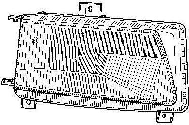 Van Wezel 4912941 основная фара на SEAT INCA (6K9)