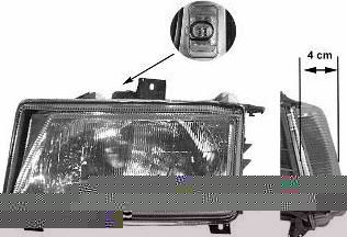 Van Wezel 4916962 основная фара на SEAT INCA (6K9)