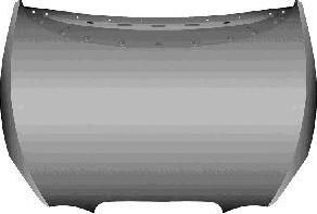 Van Wezel 4939660 капот двигателя на SEAT LEON (1P1)