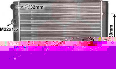 Van Wezel 58002028 радиатор, охлаждение двигателя на VW GOLF III (1H1)