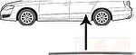 Van Wezel 5839405 облицовка / защитная накладка, дверь на VW PASSAT Variant (3C5)