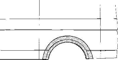 Van Wezel 5858145 боковина на VW LT 28-35 I автобус (281-363)