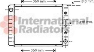 Van Wezel 59002039 радиатор, охлаждение двигателя на VOLVO 240 Kombi (P245)