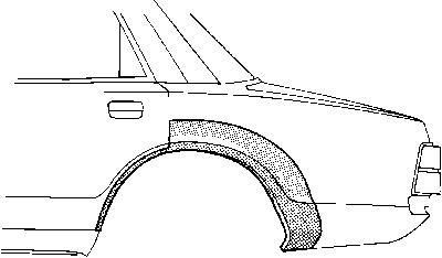Van Wezel 5903148 боковина на VOLVO 240 (P242, P244)