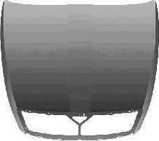 Van Wezel 7622660 капот двигателя на SKODA OCTAVIA Combi (1Z5)