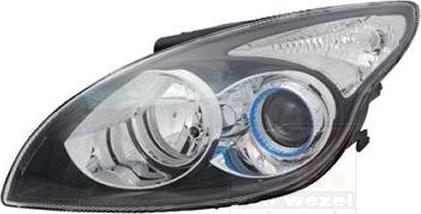 Van Wezel 8243963 основная фара на HYUNDAI i30 (FD)