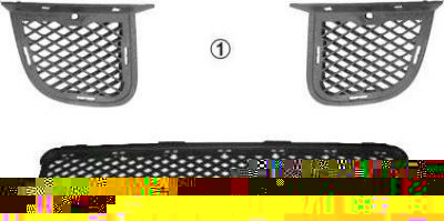 Van Wezel 8267590 решетка вентилятора, буфер на HYUNDAI TUCSON (JM)