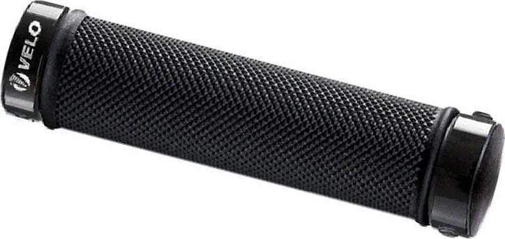 Грипсы Velo VLG-775 D2 Anti-Slip130мм с хомутами, черные,