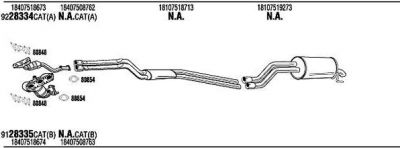 WALKER BWH17830A система выпуска ог на Z4 (E85)
