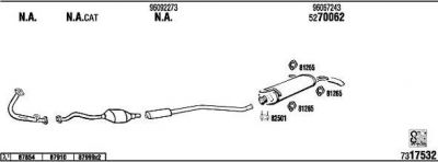 WALKER CI15026 система выпуска ог на CITROEN AX (ZA-_)