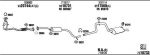 WALKER FO60092 система выпуска ог на FORD MONDEO II седан (BFP)