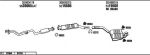 WALKER MB20018 система выпуска ог на MERCEDES-BENZ C-CLASS (W202)